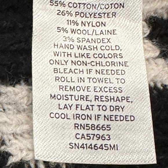 Something Navy Nordstrom Leopard Print Long Line Cardigan Sweater Buttons Size M - Picture 4 of 10